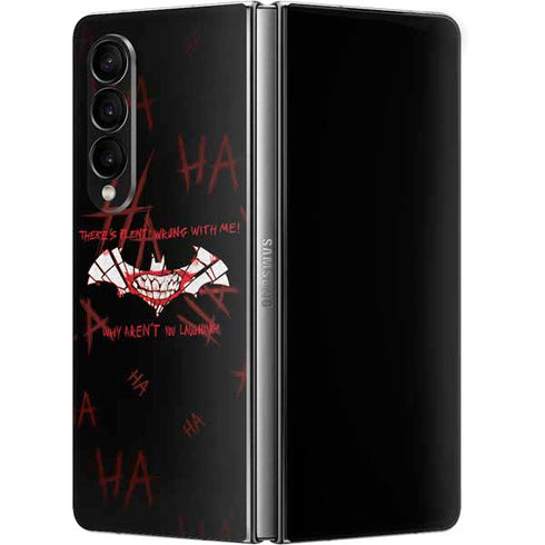 DC Comics The Joker Plenty Wrong With Me Galaxy Z Fold4 5G Skin